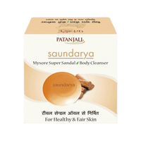 Thumbnail for Patanjali Saundarya Mysore Super Sandal Body Cleanser (75 GM) - Distacart