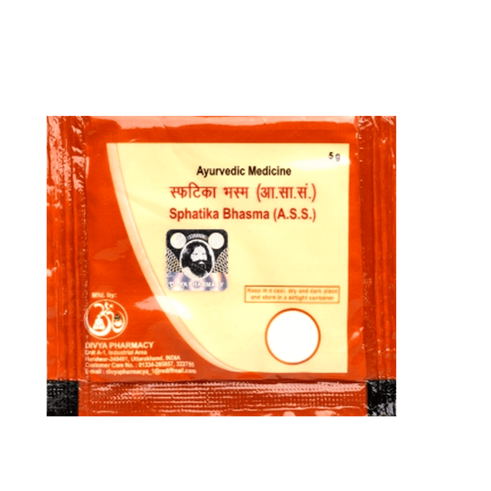 Patanjali Sphatika Bhasma (5 gm) - Distacart