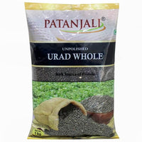 Thumbnail for Patanjali Unpolished Urad Whole (1 kg) - Distacart