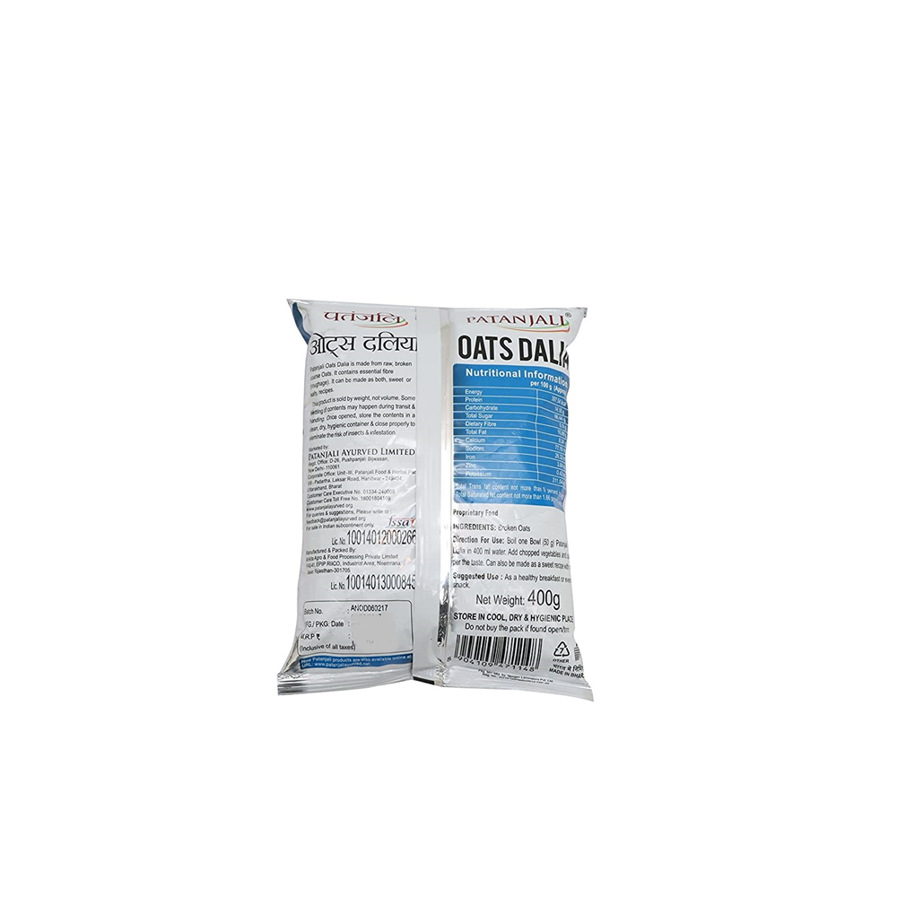 Patanjali Oats Dalia - Distacart