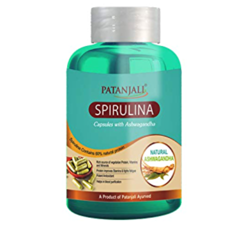  Spirulina Capsules With Ashwagandha