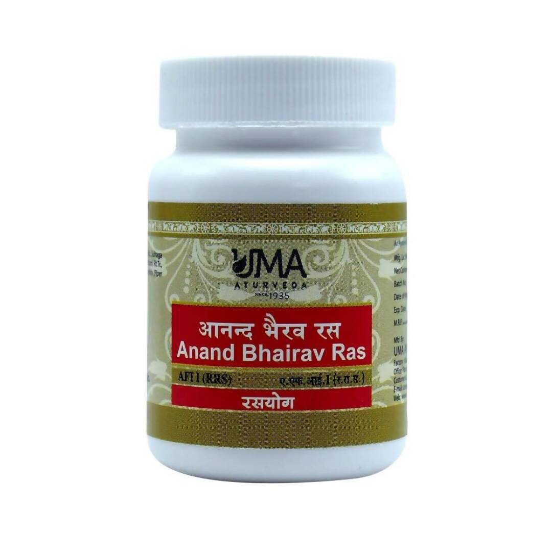 Uma Ayurveda Anand Bhairav Ras Tablets - Distacart