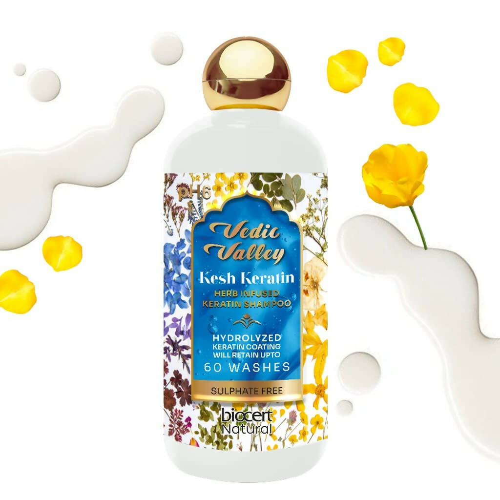 Vedic Valley Kesh Keratin Shampoo - Distacart
