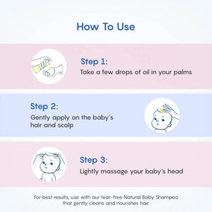The Moms Co Natural Baby Hair Oil How To Use 