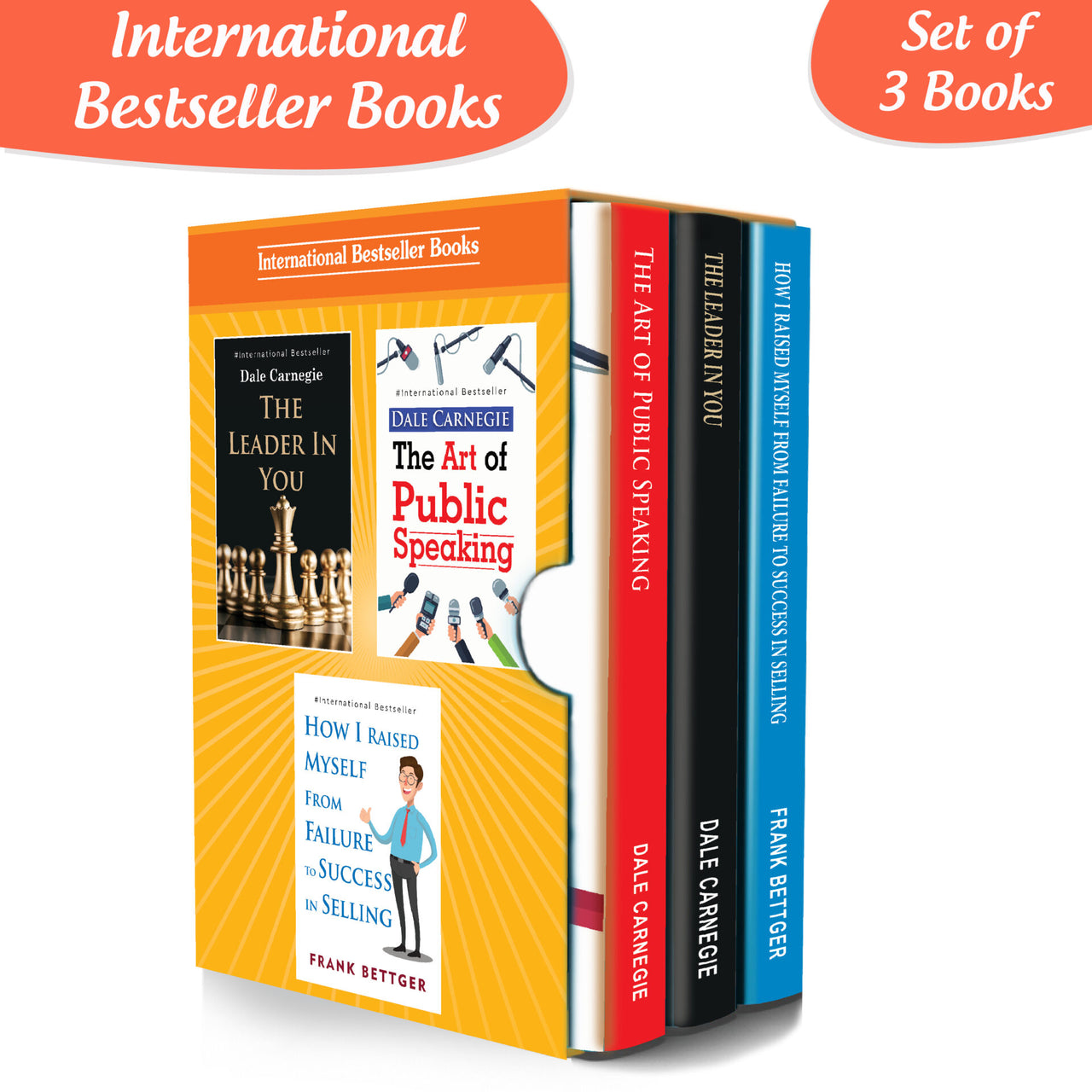 Personality Development for Business Management Books Set of 3| Success In Selling, Leaders, The Art of Public Speaking - Distacart