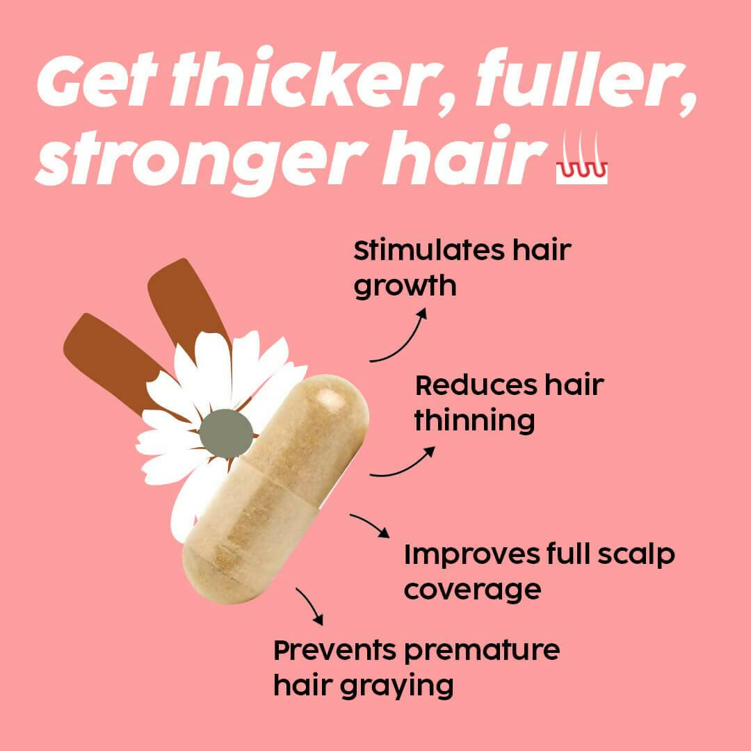 PLIX The Plant Fix Hair Care Women Capsules with Bhringraj - Distacart