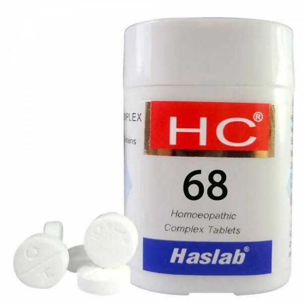 Haslab Homeopathy HC 68 Calcarea Flour Complex Tablets