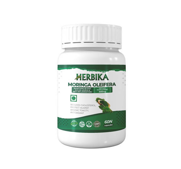 Herbika Moringa Oleifera Capsules - Distacart