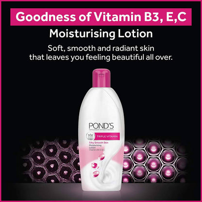 Ponds Vitamin Silky Smooth Skin Moisturising Lotion