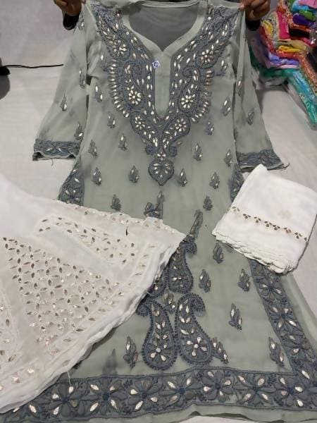 Arfa Fashion House New Collection Of Chikankari Gota Patti Lovers - Distacart