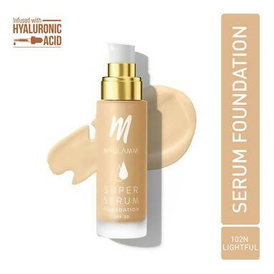 MyGlamm Super Serum Foundation - 102N Lightful - Distacart