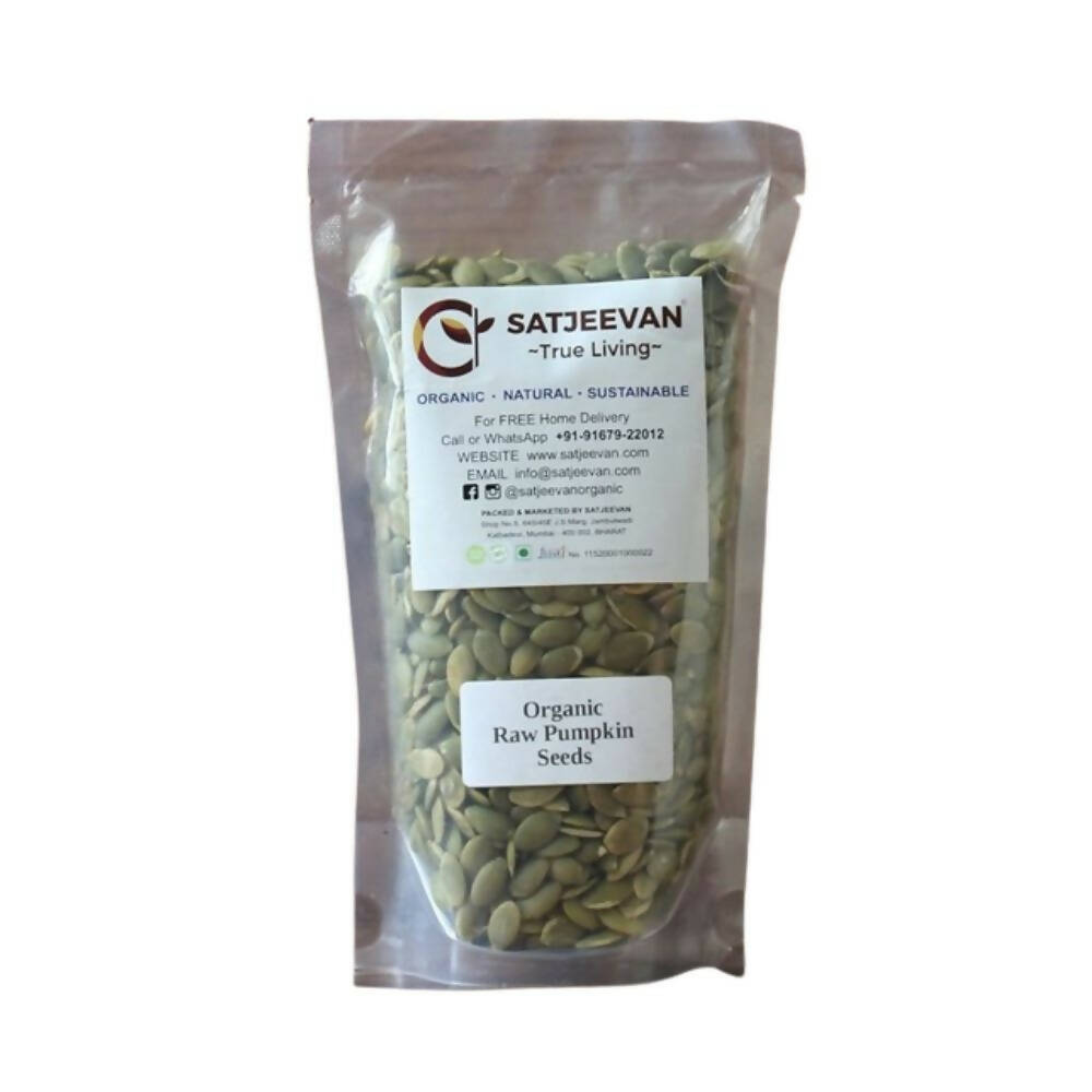 Satjeevan Organic Raw Pumpkin Seeds - Distacart