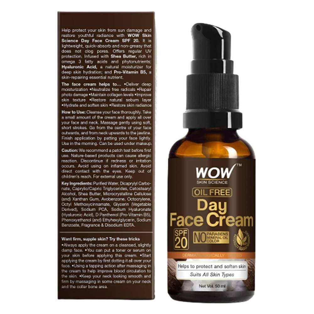 Wow Skin Science Oil Free Day Face Cream - SPF 20
