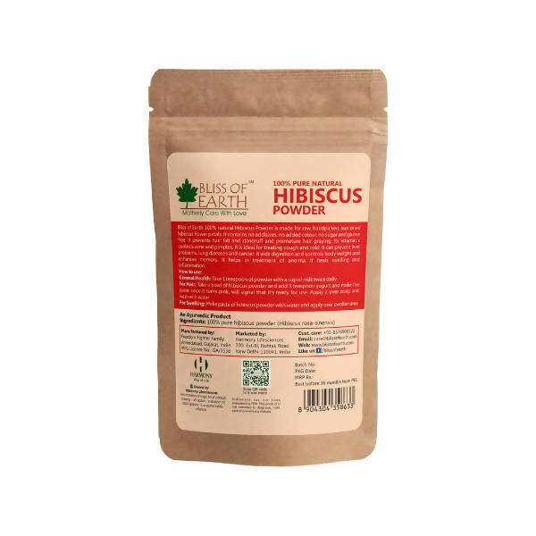 Bliss of Earth 100% Pure Natural Hibiscus Flower Powder - Distacart