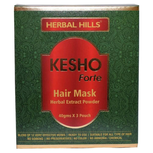 Herbal Hills Kesho Forte Hair Mask Powder - Distacart