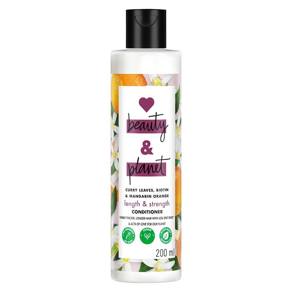 Love Beauty And Planet Curry Leaves Biotin & Mandarin Orange Conditioner - Distacart