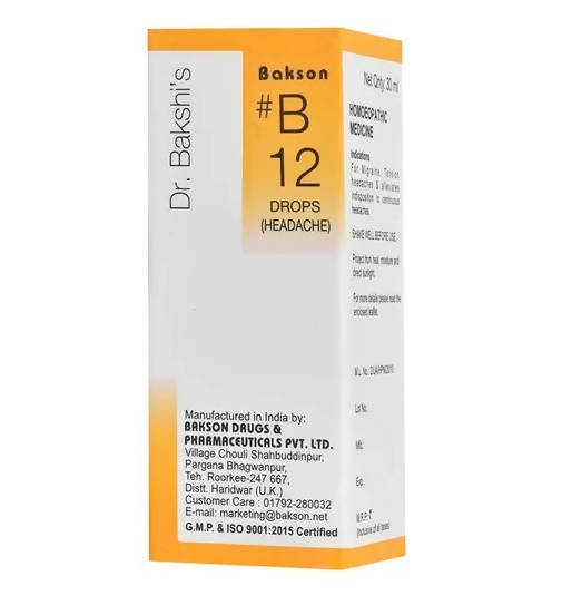 Bakson's Homeopathy B12 Drops