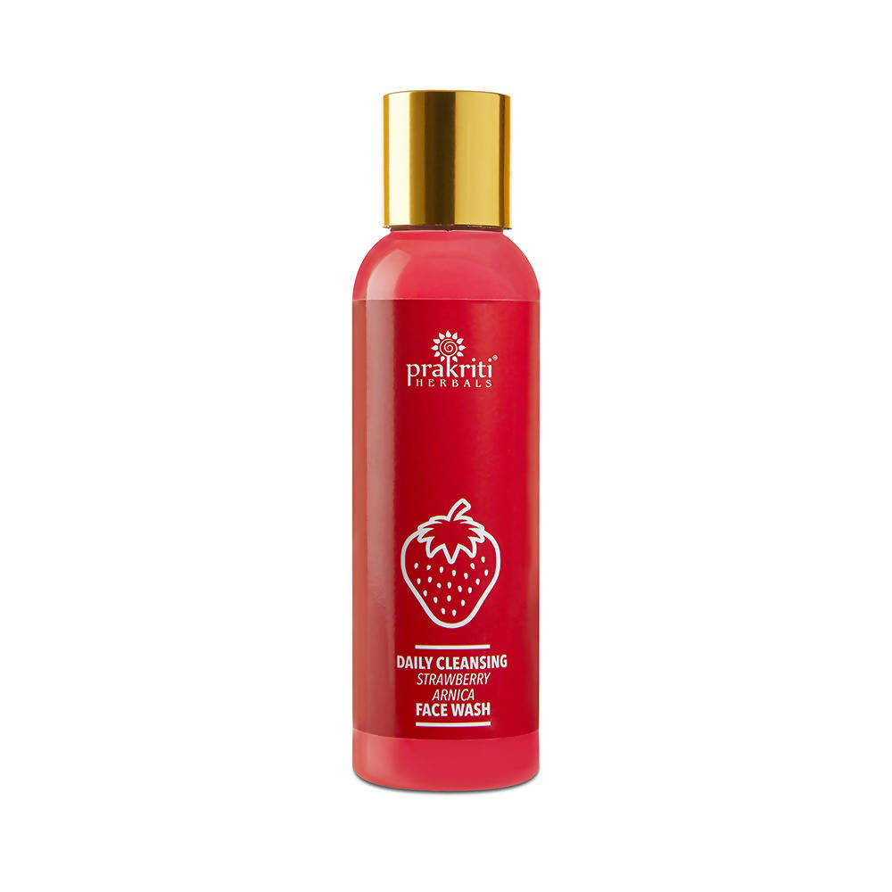 Prakriti Herbals Daily Cleansing Strawberry Arnica Face Wash