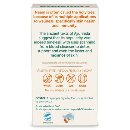 Himalaya Herbals Organic Neem Caplets - Distacart