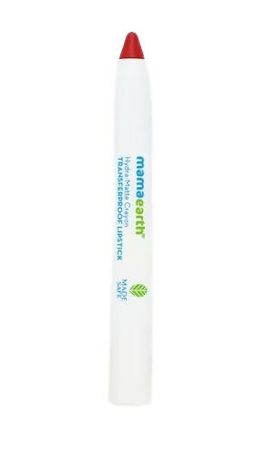 Mamaearth Hydra-Matte Crayon Transferproof Lipstick Raspberry Red - Distacart