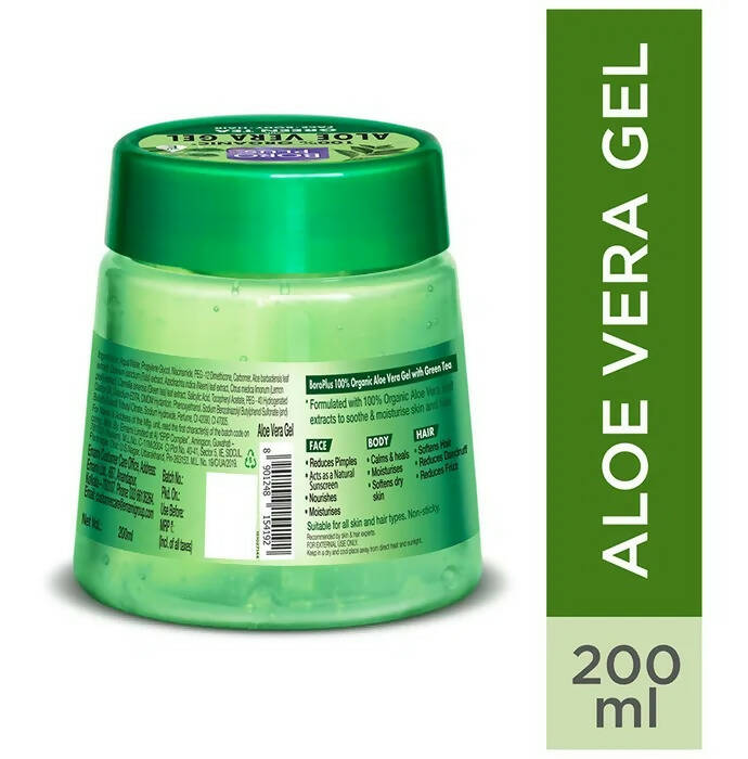 Emami Boroplus 100% Organic Aloe Vera Gel with Green Tea - Distacart