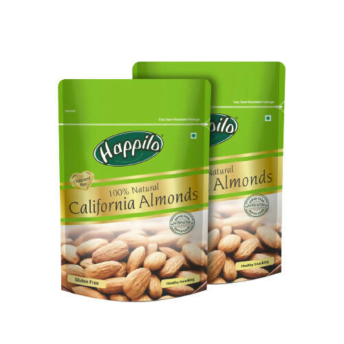 Happilo 100% Natural Premium California Almonds - Distacart