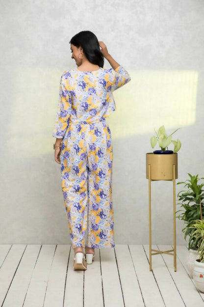 Myshka Women Multi Printed Pastels Co-Ords - Distacart