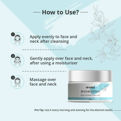Nirvasa Hydro Pro Skin Hydrating Gel - Distacart
