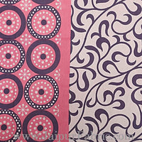Thumbnail for Vamika Printed Cotton Pink & Black Bedsheet
