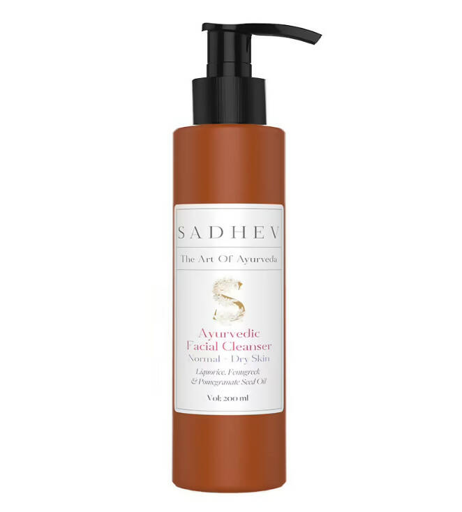 Sadhev Ayurvedic Facial Cleanser for Normal-Dry Skin - Distacart