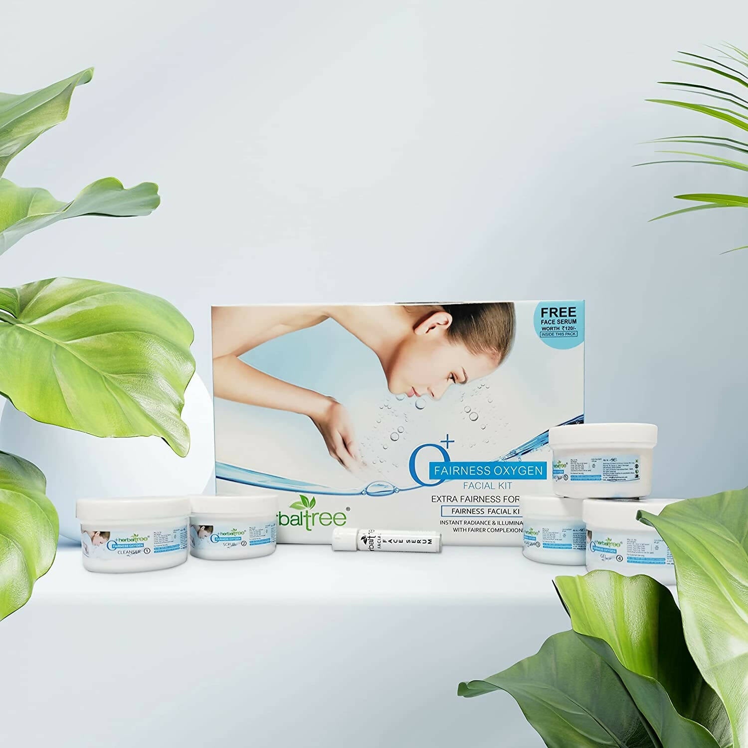 Herbal Tree O+ Fairness Oxygen Facial Kit - Distacart