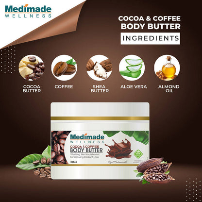 Medimade Wellness Cocoa & Coffee Body Butter - Distacart