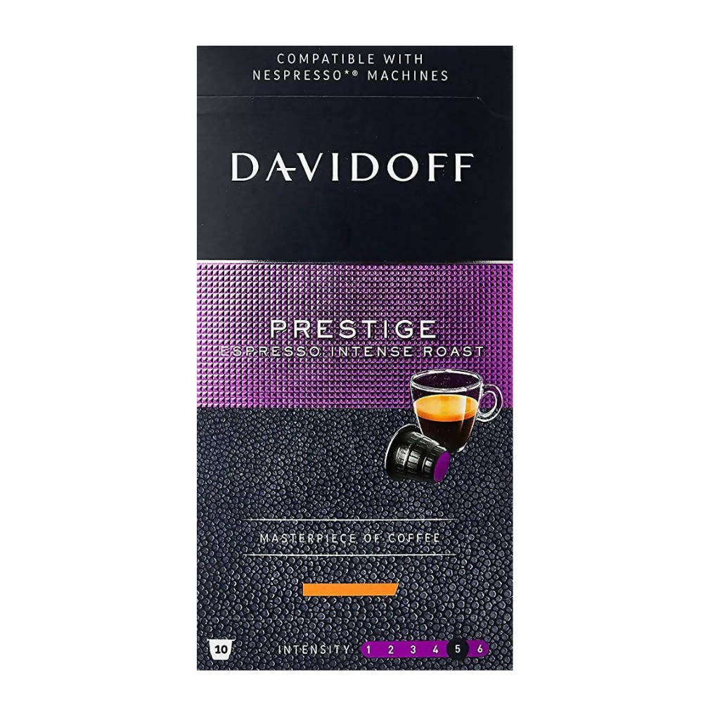 Davidoff Prestige Espresso Intense Roast Coffee Capsules - Distacart