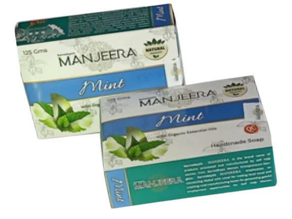 Manjeera Mint Leaves Hand Made Soap - Distacart