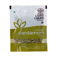 Thumbnail for Pure & Sure Organic Cardamom Whole