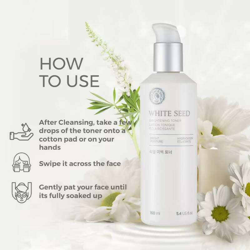 The Face Shop White Seed Brightening Toner - Distacart