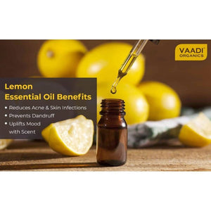 Vaadi Herbals Lemon Oil Therapeutic Grade - Distacart