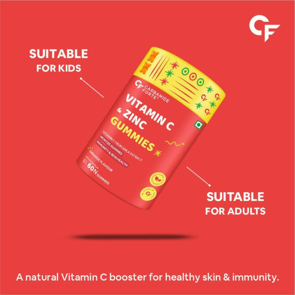 Carbamide Forte Vitamin C Gummies With Zinc - Distacart