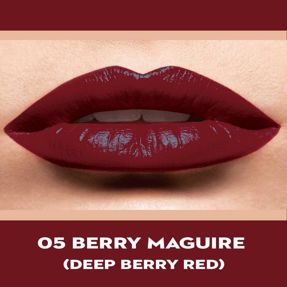Sugar Never Say Dry Creme Lipstick - Deep Berry Red
