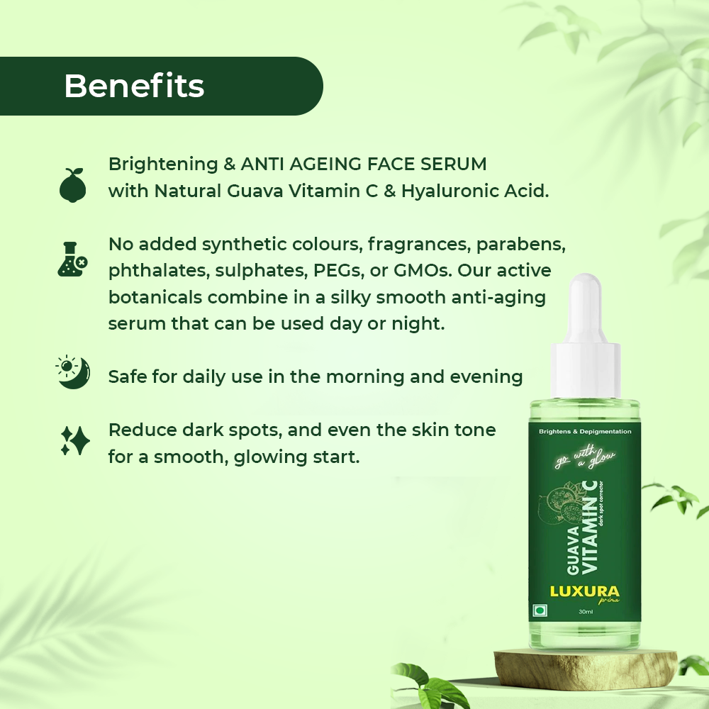 Luxura Prima Guava Vitamin C Serum - Distacart