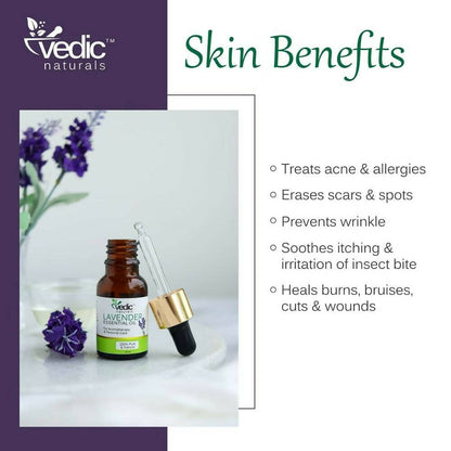 Vedic Naturals Lavender Essential Oil - Distacart