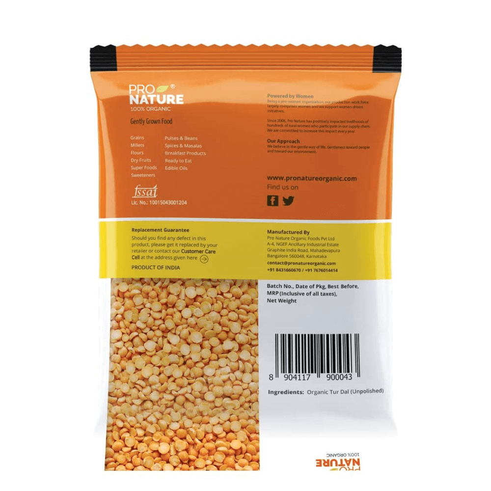 Pro Nature Organic Tur Dal 500 gm