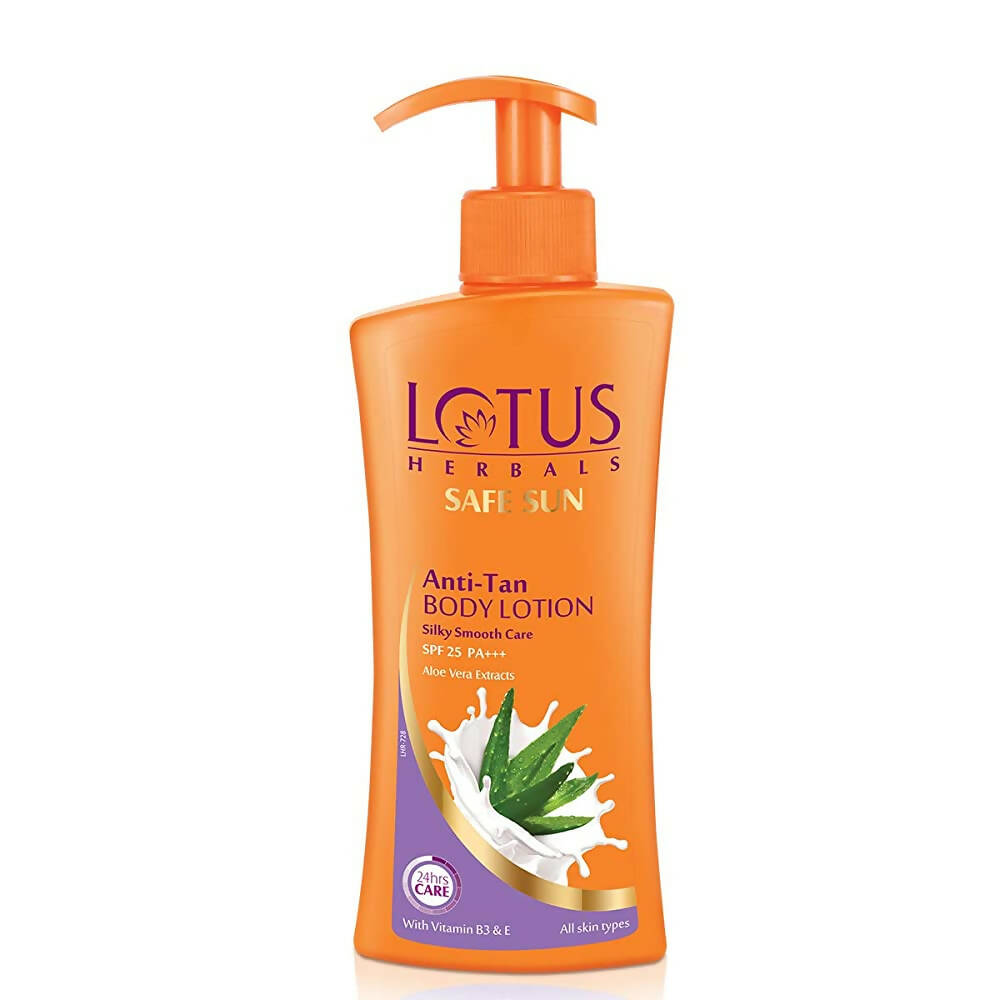 Lotus Herbals Safe Sun Anti-Tan Body Lotion SPF 25 PA+++ - Distacart