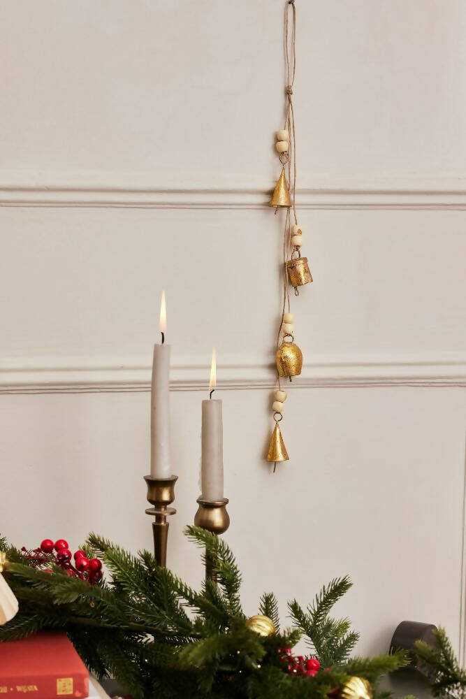 The Herb Boutique Iron Bells door hanger (Small) - Distacart