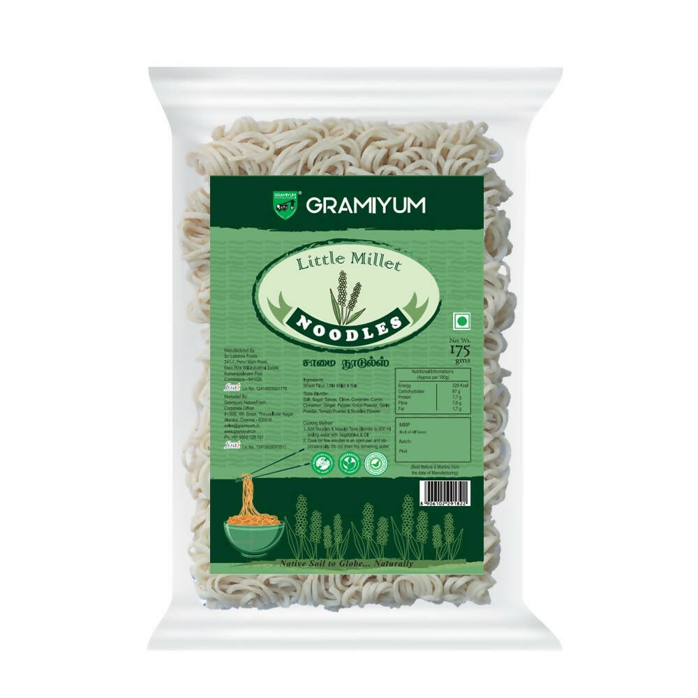 Gramiyum Little Millet Noodles - Saamai Noodles - Distacart