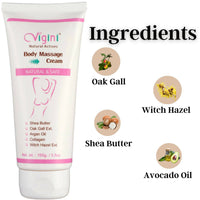 Thumbnail for Vigini Natural Actives Bust Breast Body Toner Firming Massage Oil Cream - Distacart