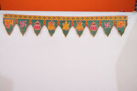 Thumbnail for Kundan HandiKrafts Cloth Leaf Thoranna (God) - Distacart