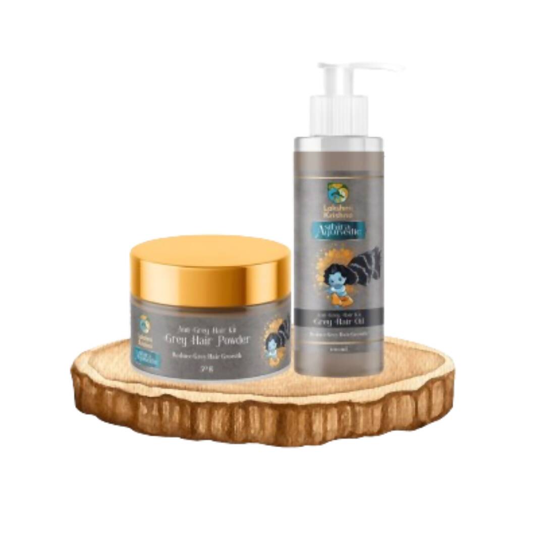 Lakshmi Krishna Naturals Anti Grey Hair Kit - Distacart