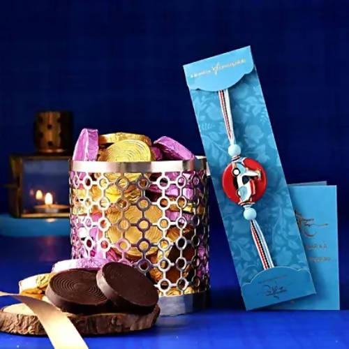 Scooter Drive Rakhi &amp; Assorted Chocolates