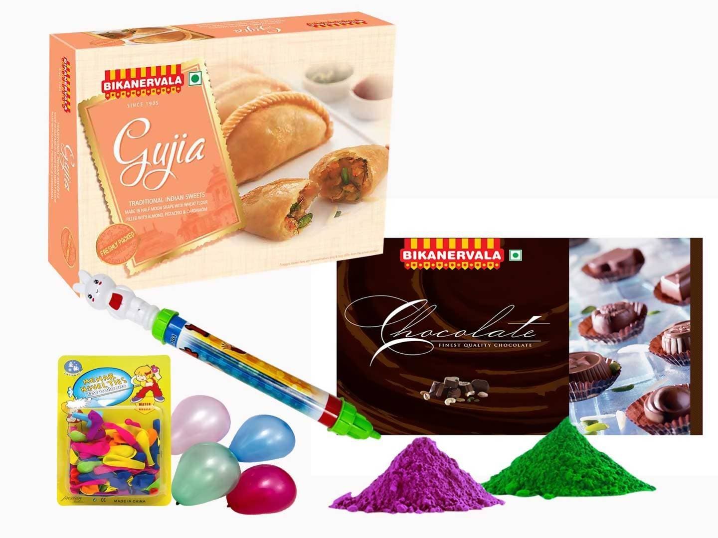 Bikano Chocolates with Ghujia On Holi - Distacart